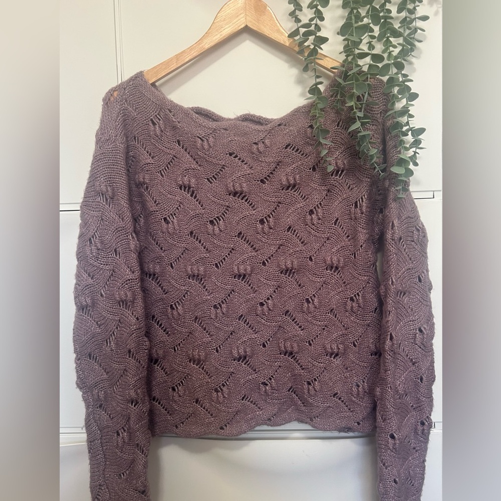 Heartloom Sweater in Mauve